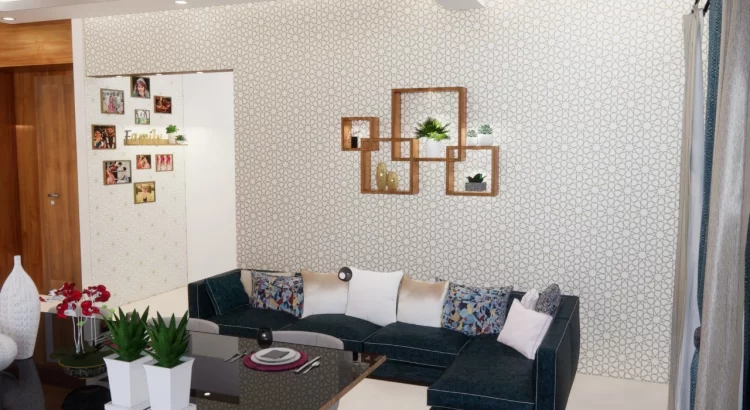 Modern living room makeover by home interior designers in Rajarajeshwari Nagar