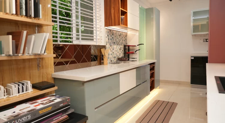 Modern geometric patterns in home interior design in JP Nagar Bangalore