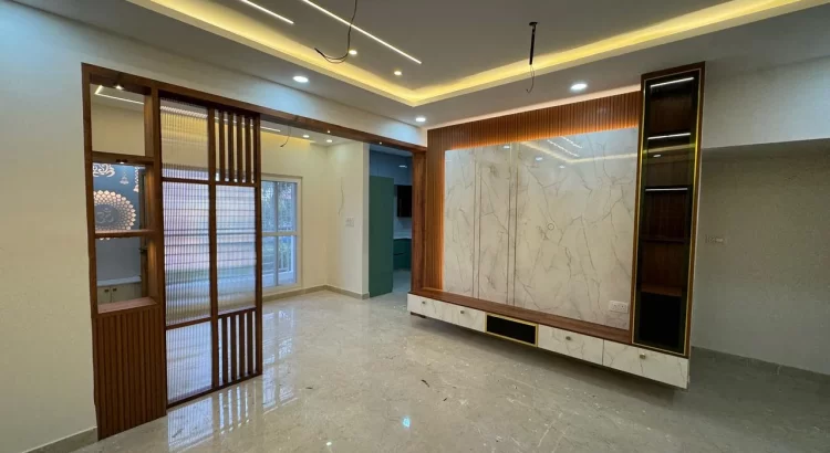 Interior Designers Near Mysore Road – modern luxury living room by Grandeur Elite