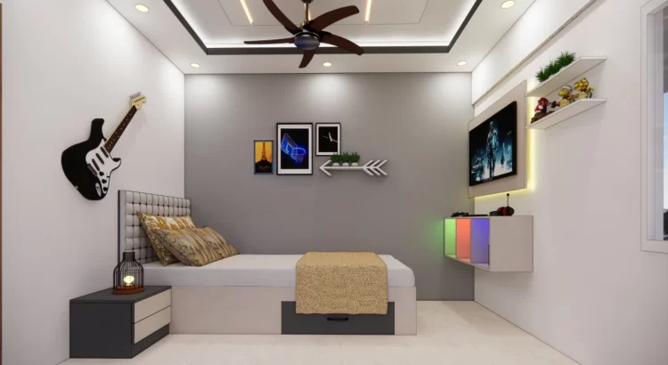 Modern small bedroom design by Home Interior Designers in Rajarajeshwari Nagar