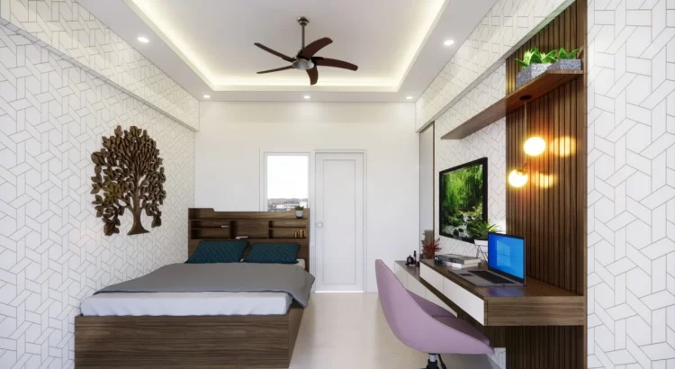 Modern living room designed by Home Interior Designers in Rajarajeshwari Nagar