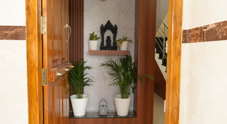 Luxury foyer entrance designed by Interior Design Company in RR Nagar